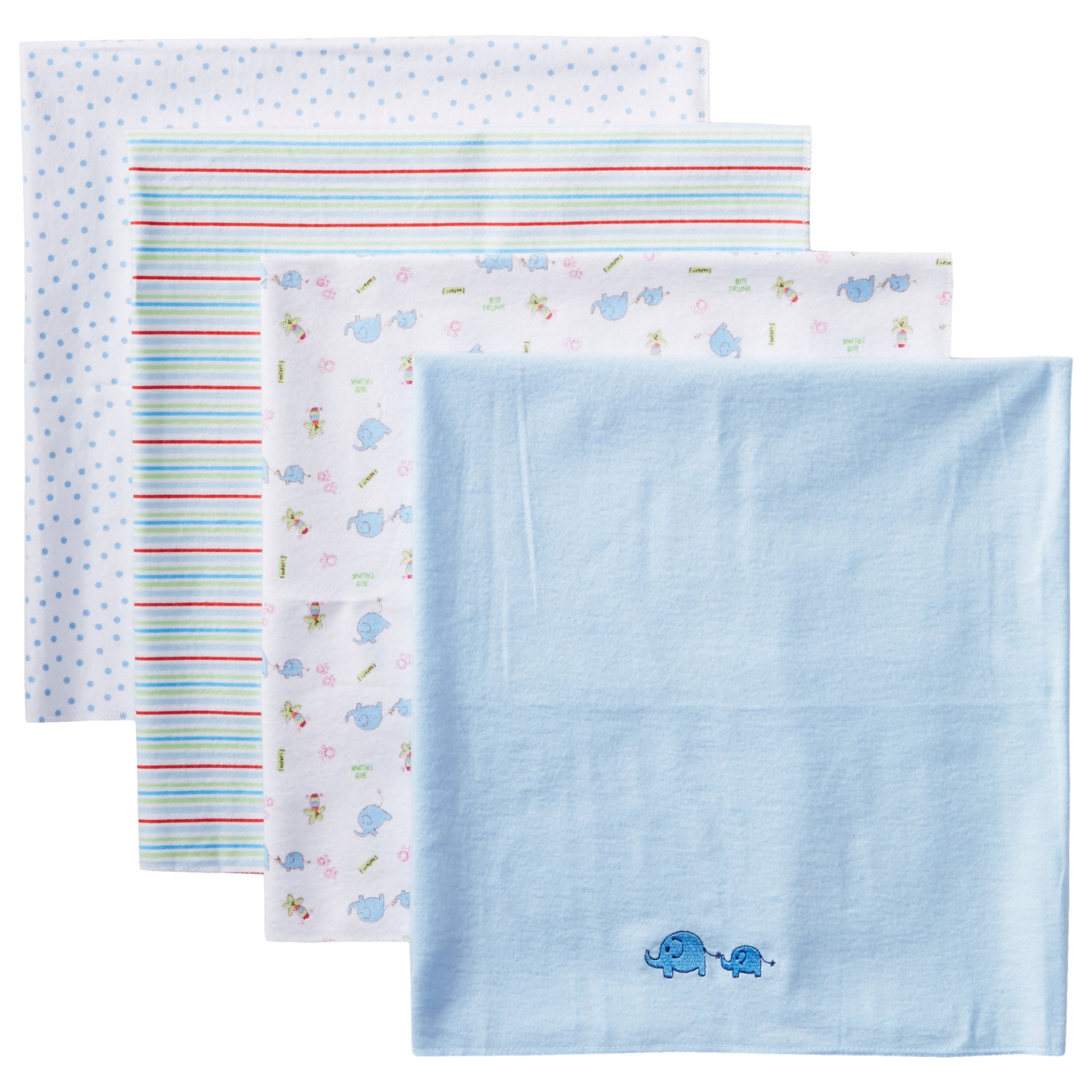 3 Pack, Hospital Receiving Blankets, Baby Blankets, 100 Cotton, 30x40