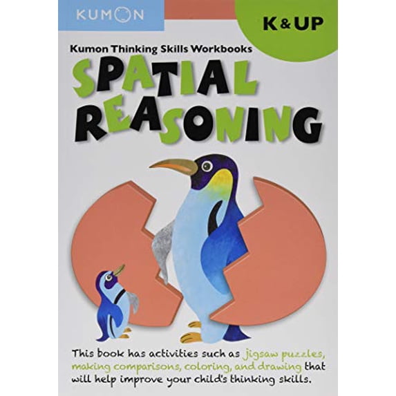 Pre-Owned Kumon Thinking Skills Workbooks K: Spatial Reasoning (Paperback) 1941082513 9781941082515