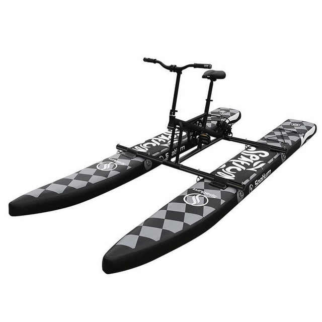 Spatium Sup Water Bike Inflatable Pedal Boat Inflatable Pedal Kayak Water Bikes for Lake Fishing