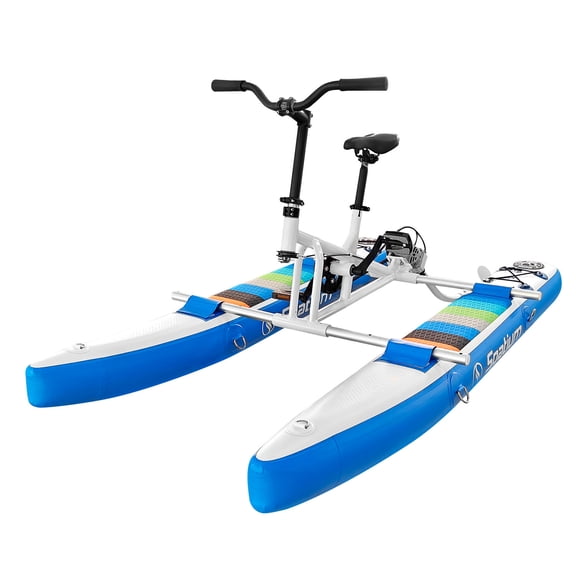 Spatium Water Bike for Kids Inflatable Water Bikes Water Bicyles for Lake with Inflatable Pontoons Pedal Water Bike