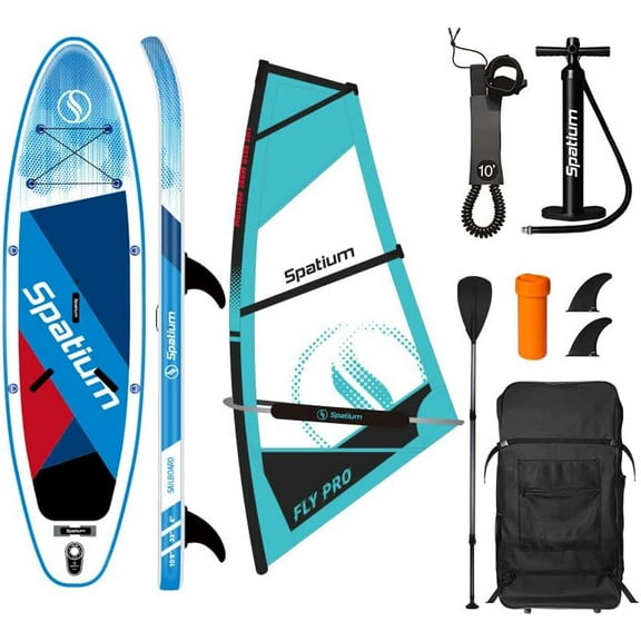 Spatium Windsurf Sail Professional Inflatable Sup Paddle Board Windsurf Board with sail