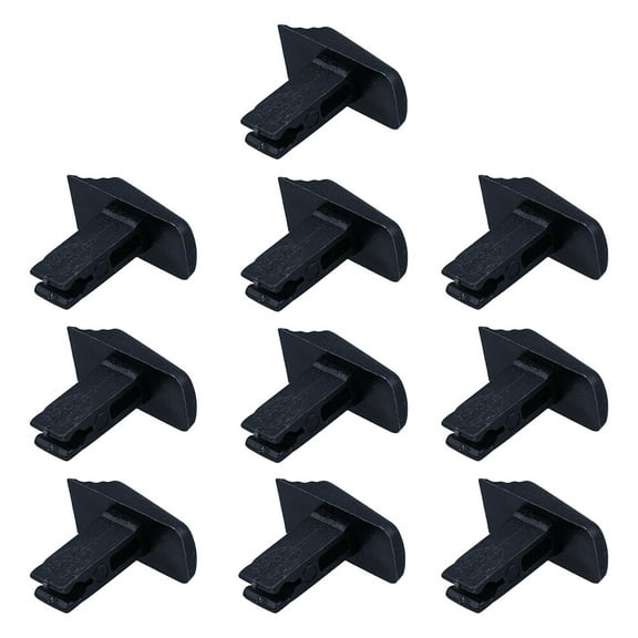 Spatiy 10Pcs Single Ladder Shrink Folding Ladder Buttons (Black)