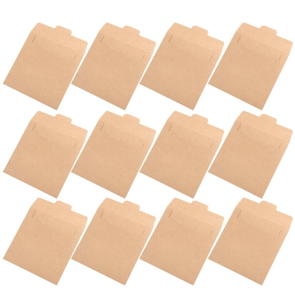 Spatiy 30pcs Sleeves Envelopes Kraft Paper Cardboard Envelopes Paper Storage Holder Covers