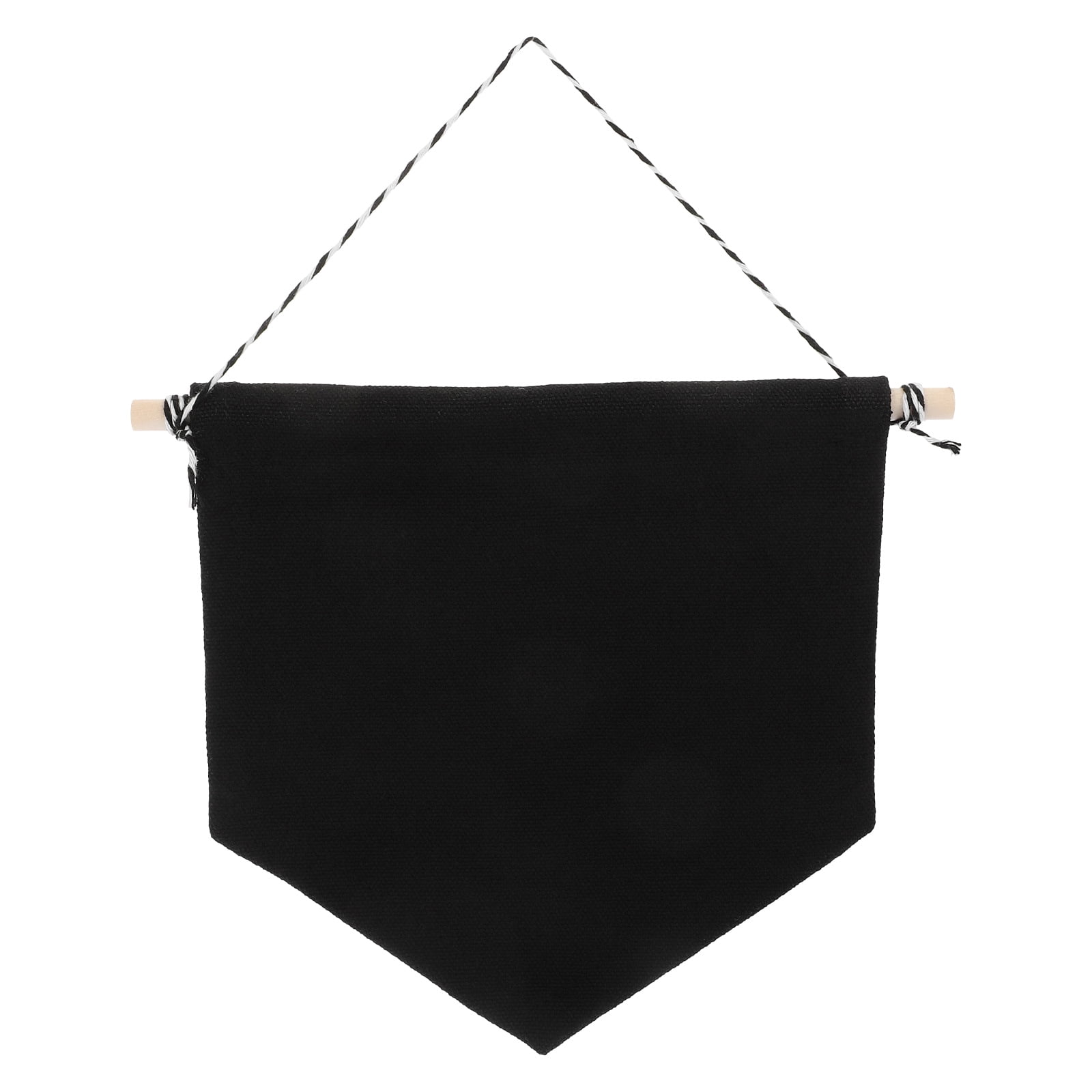 LIOOBO Wimpel Banner Schwarz - Leinwand Für Anstecknadeln Und DIY Projekte