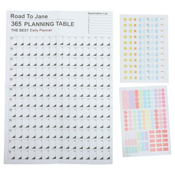 Spatiy Time Planning Calendar Wall Schedule Calendar Planning Schedule Yearly Large Calendar