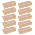 thumbnail image 1 of Spatiy Window Gift Boxes Paper Bakery Boxes Macaron Container for Dessert Candy Donut Muffin Boxes ( Kraft Paper, Small ), 1 of 6