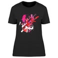 thumbnail image 1 of Spatter Music Guitar T-Shirt Women -Image by Shutterstock, Female Large, 1 of 2
