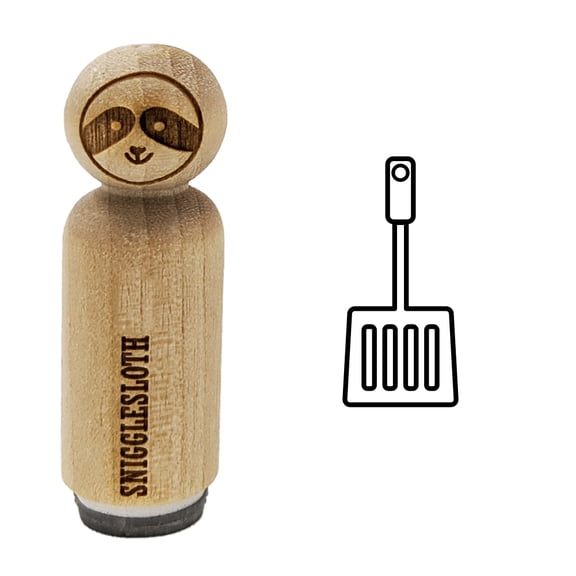 Spatula Cooking BBQ Rubber Stamp for Scrapbooking Crafting Stamping - Mini 1/2 Inch