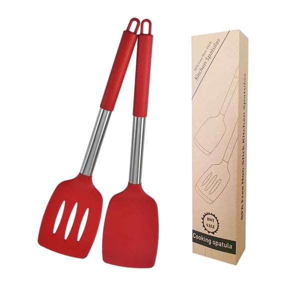 Spatula, Non-Stick Cooking Turner, 1-Piece Flexible Scraper with Heat-Resistant Head for Easy Flipping & Stirring, Ideal for Everyday Cooking & Baking on Non-Stick Cookware Aestivo | AESTIVO