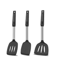 thumbnail image 1 of Spatula Set Silicone Spatula Heat Resistant Spatulas for Nonstick Cookware Rubber Spatula Turner Fish Wok Spatula, Large Nonstick Silicone Egg Spatula for kitchen use Cooking Utensils Set, 1 of 4