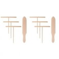 thumbnail image 1 of Spatula Set Wooden T Sticks for Spreading Pancake Batter, Set of 8 Utensils for Uniform Crepe Maker Kitchen Tool, 1 of 7