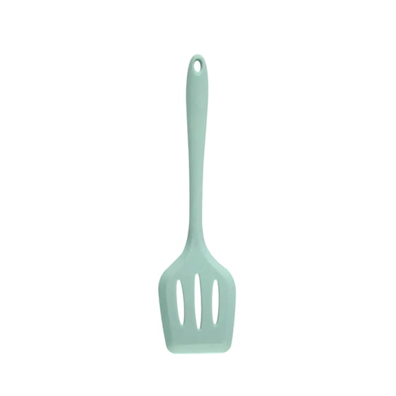 Spatula, Slotted Spatula, Silicone Turner, Heat Resistant Non Stick Frying Spatula with Hanging Loop, Dishwasher Safe, 12 in