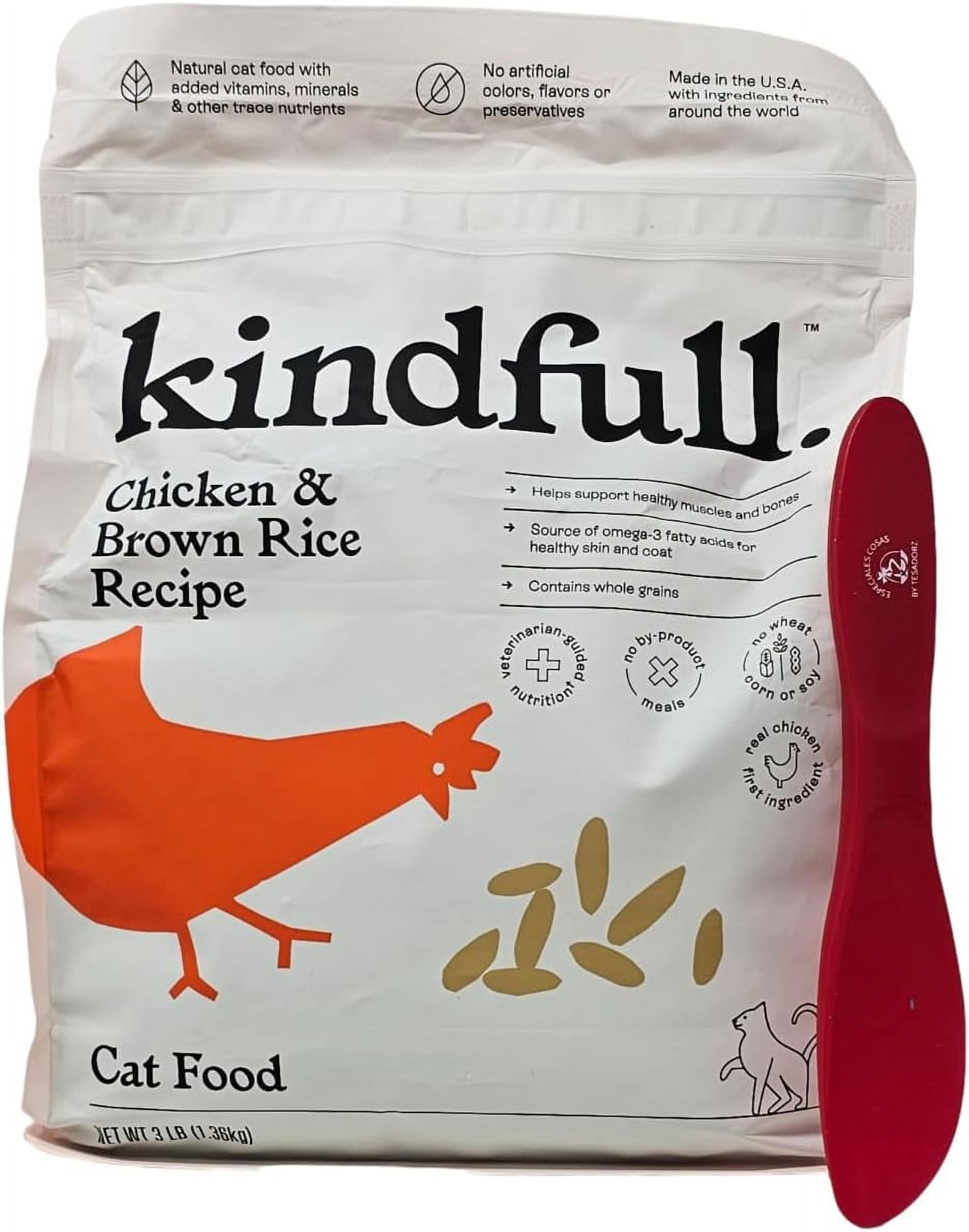 Spatula and Kindfull Adult Chicken and Brown Rice Recipe Dry Cat Food