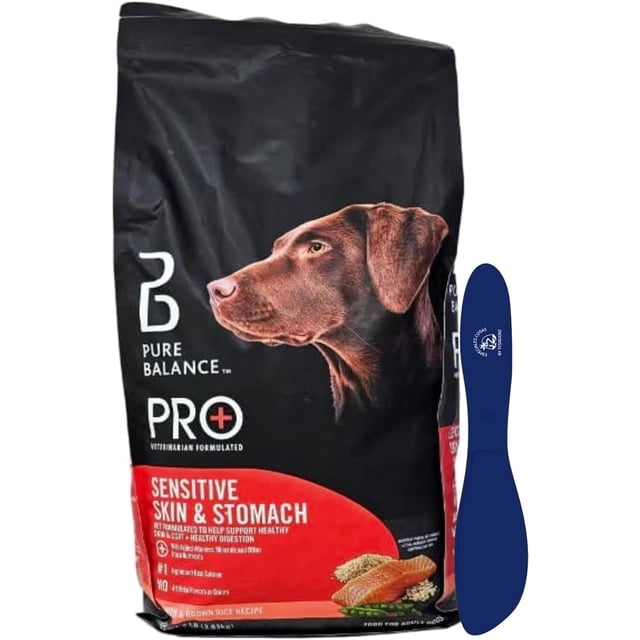 Spatula and Pure Balance Sensitive Skin and Stomach Salmon and Brown