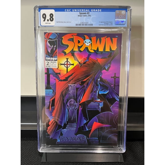 Spawn #2 - CGC 9.8 Comic Book
