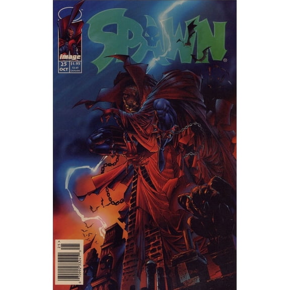Spawn #25 (Newsstand) VF ; Image Comic Book
