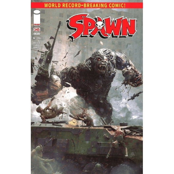 Spawn #345B VF ; Image Comic Book