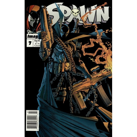 Spawn #7 (Newsstand) VF ; Image Comic Book
