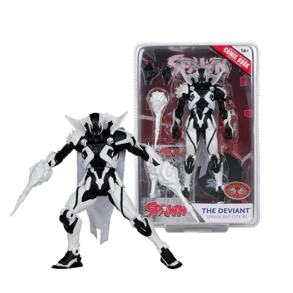 Spawn The Deviant 7" Action Figure w/Comic Red Platinum Edition - McFarlane Toys
