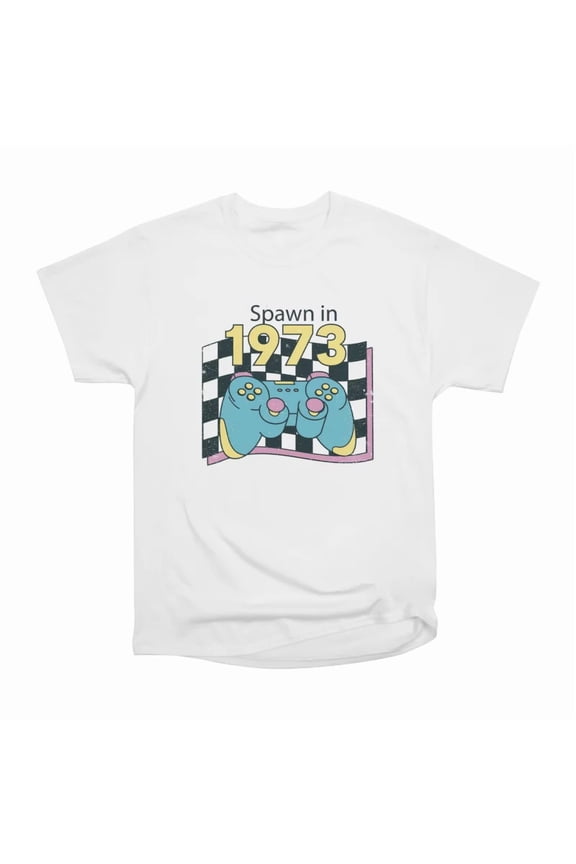 Spawn In 1973 Videogame Controller Quote T-Shirt Tee Gift For Him Merch For Her Apparel Fo