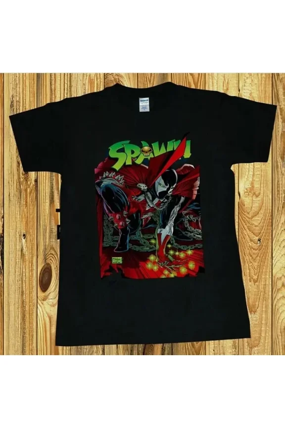 Spawn Movie short sleeve T shirt basic style Unisex Adult Reprint tee