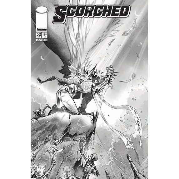 Spawn Scorched #52 Cvr B Ig Guara B&w Var Image Comics Comic Book