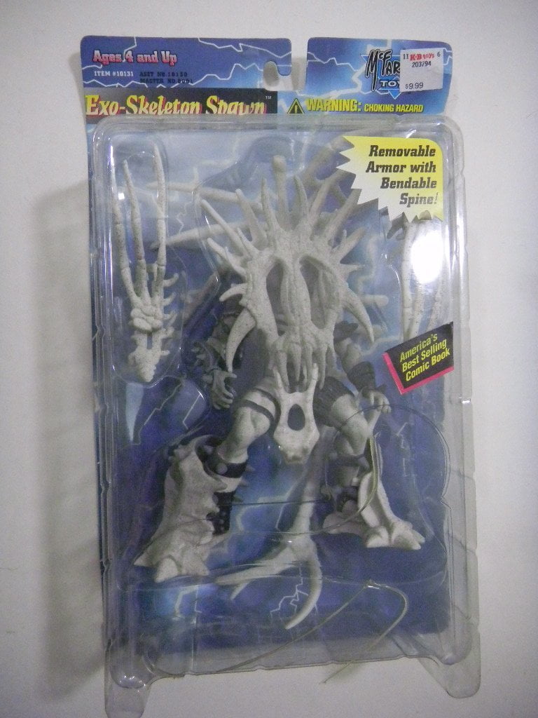 女の子向けプレゼント集結 Exo-Skeleton 4 Series Spawn Spawn Figure Action (White) アメコミ