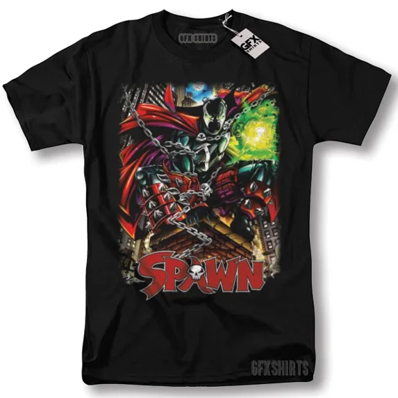 Spawn Shirt 90s Movie Classic Retro Vintage Graphic Design T-Shirt
