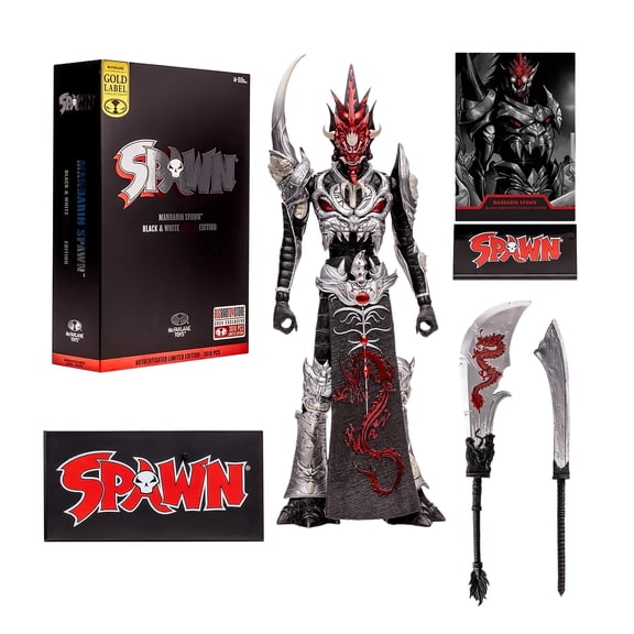 Spawn Universe Action Figure | Mandarin Spawn BW Accent Edition