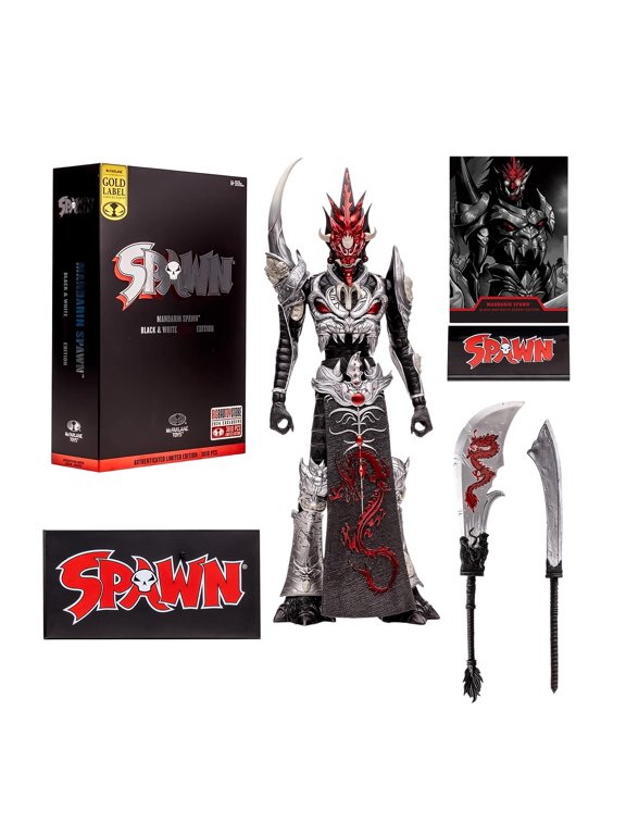 Spawn Universe Action Figure | Mandarin Spawn BW Accent Edition