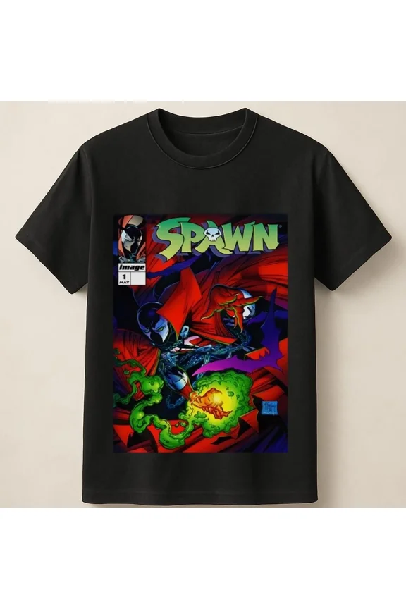 Spawn Vintage Inspired Powerful Hero Graphic Style Unisex T-shirt