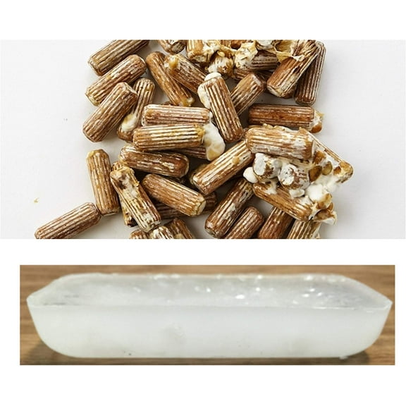 Spawn and Wax Combo - Shiitake Mushrooms Mushroom Mycelium Plug Spawn - 100 Count Plugs - 3oz Wax Grow Edible Gourmet & Medicinal Shitake Fungi On Trees & Logs
