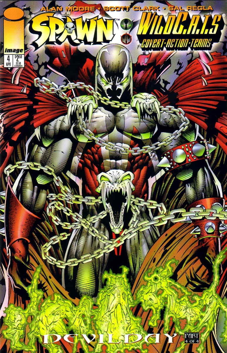 Spawn/WildC.A.T.S #4 VF ; Image Comic Book - Walmart.com