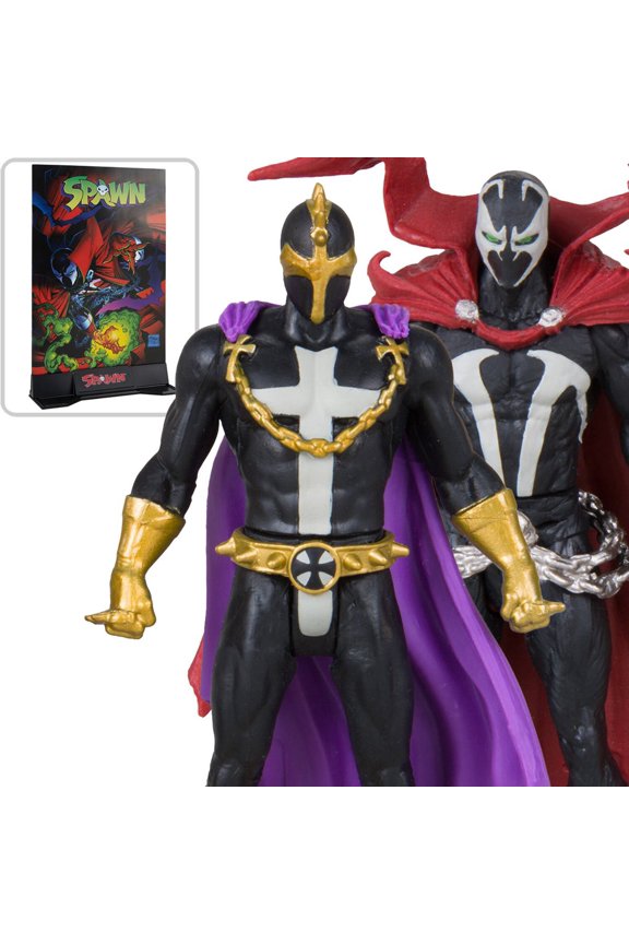 Spawn and Anti-Spawn 3-Inch Scale Figure with Comic