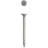Spax 4101010500502 Multi-Purpose Screws No. 10 S X 2" L Phillips/Square Flat Head Zinc-Plated