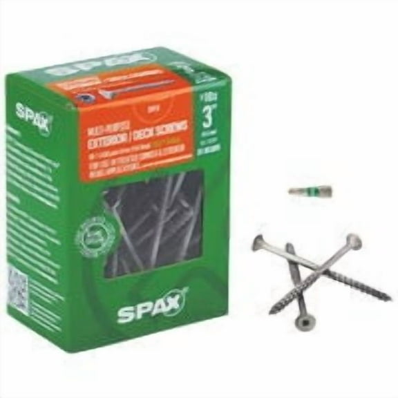 Spax 5034901 3 in. 1 lbs Flat Head Multi-Purpose Screws 67 per Pack