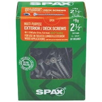 SPAX Multi-Material No. 9 Label X 2-1/2 in. L T-20+ Flat Head Construction Screws 1 lb 109 pk