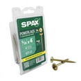 thumbnail image 1 of Spax 5041701 Power Lags 0.312 x 4 in. Washer Carbon Steel Lag Screw, Yellow Zinc - Pack of 12, 1 of 7