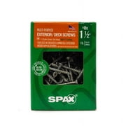 Spax #8 x 1-1/2 In. Flat Head Exterior Multi-Material Construction Screw 1 Lb. Box   Home & Garage Storage, Stackable Design