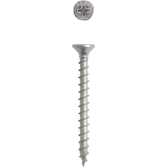 Spax Multi-Material Screw 2-1/2 " Zinc Phillips/Square Multiple Material Thread Flat Head Box 12