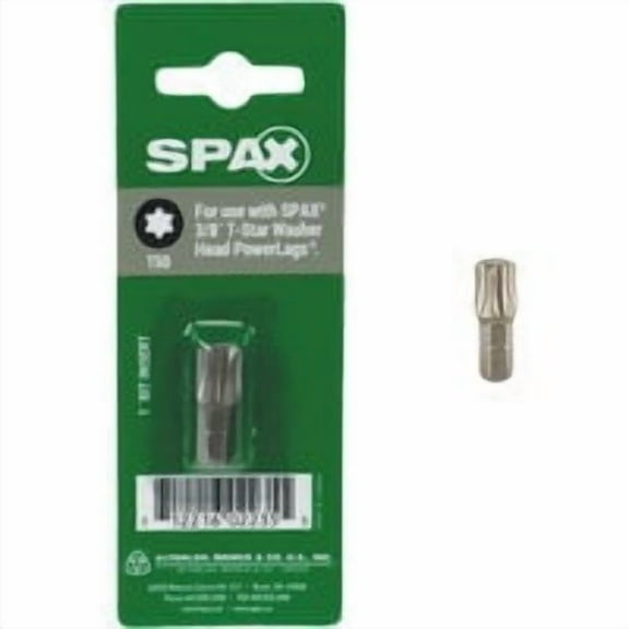Spax Steel T-Star Plus Screwdriver Bit - Pack of 2 Value Multipack