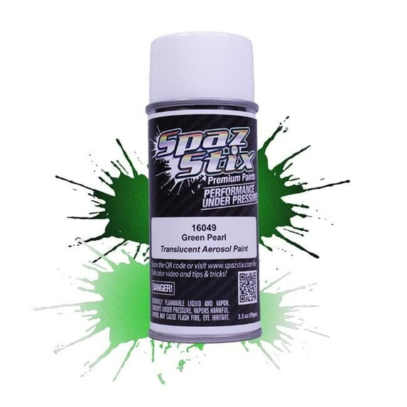 Spaz Stix 3.5 oz Pearl Aerosol Paint - Green