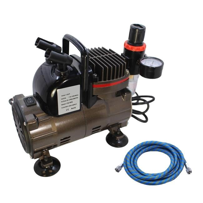 Spaz Stix  Air Compressor for Airbrushing with Hose & Regulator