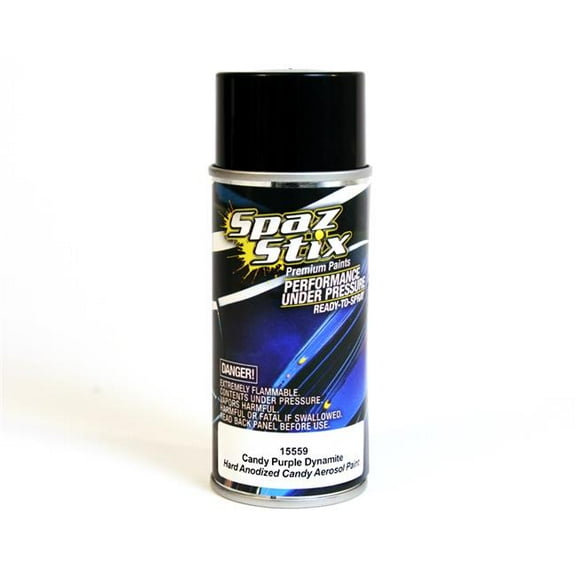 Spaz Stix 15559 Candy Purple Dynamite Aerosol Paint 3.5oz Can