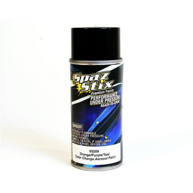 Spaz Stix SZX05209 3.5 oz Color Changing Paint - Orange, Purple, Teal ...