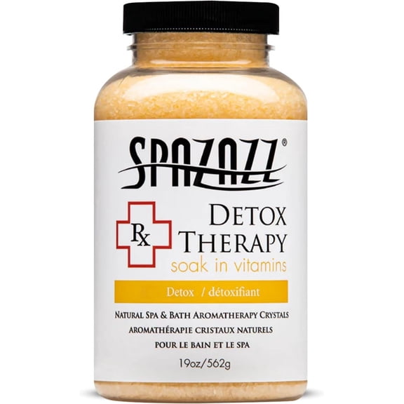 Spazazz Rx Detox Therapy Aromatherapy Bath Salt Crystals 19 oz