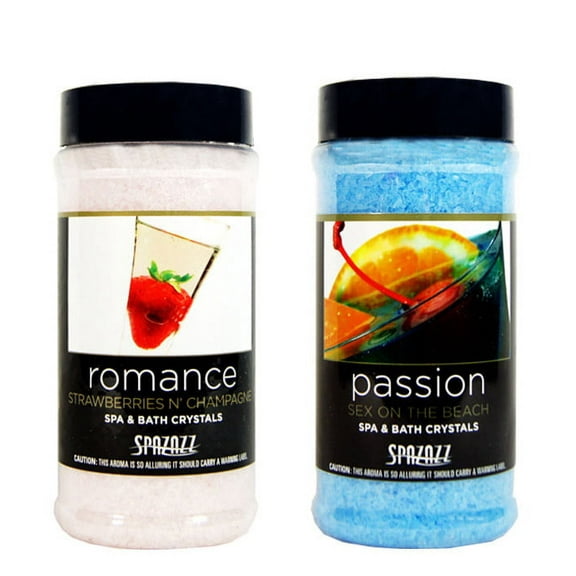 Spazazz Aromatherapy Spa/Bath Crystals 2PK - Champagne/Sex On The Beach