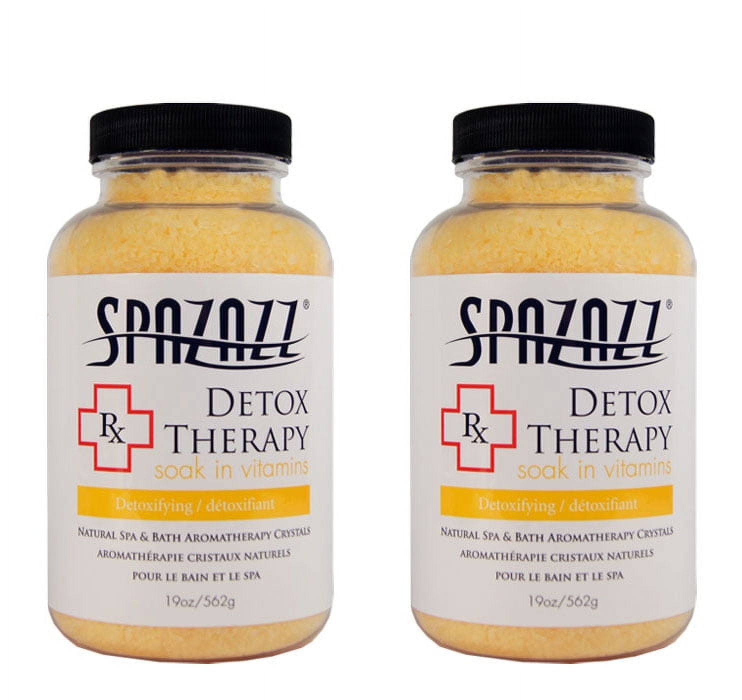 Spazazz Aromatherapy Spa and Bath Crystals- Detox Therapy (2 Pack)
