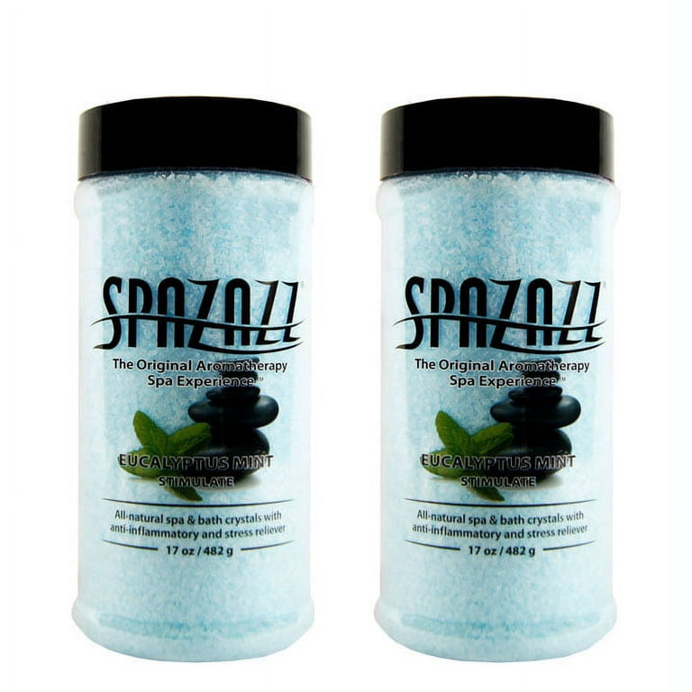 Parfum spa Spazazz cristaux menthe eucalyptus