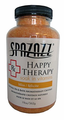 Spazazz Aromatherapy Spa and Bath Crystals - Happy Therapy 19oz